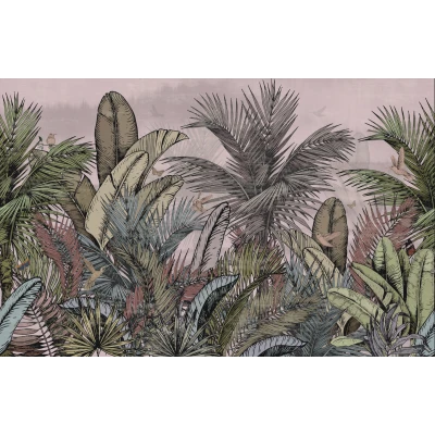 Fototapet textura canvas fara imbinari Dream Tropic Premier Decor