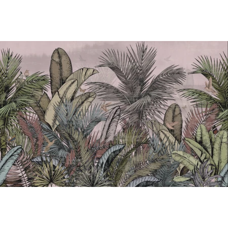 Fototapet textura canvas fara imbinari Dream Tropic