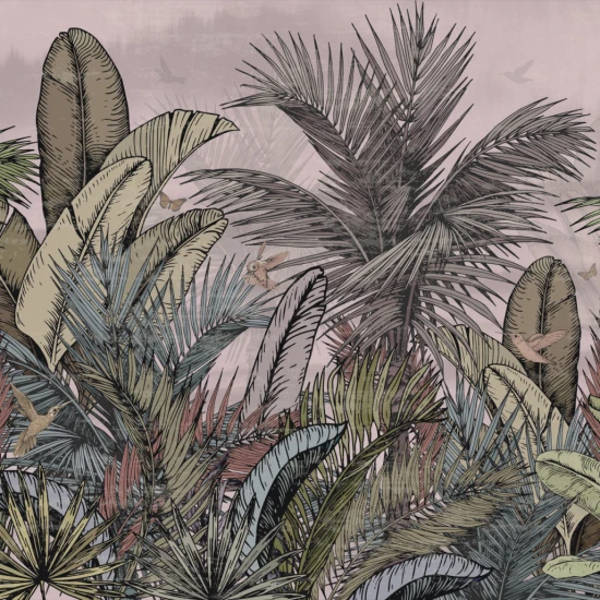 Fototapet textura canvas fara imbinari Dream Tropic Fototapet textura canvas fara imbinari Dream Tropic