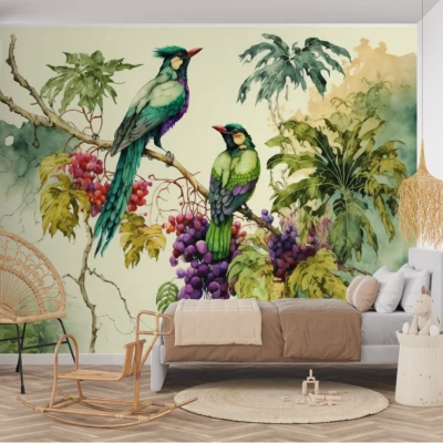 Fototapet fara imbinari textura canvasDream Watercolor Premier Decor