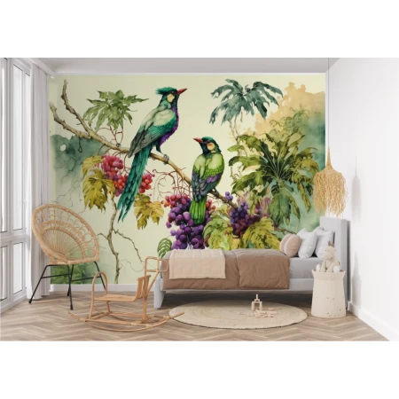 Fototapet fara imbinari textura canvasDream Watercolor Premier Decor