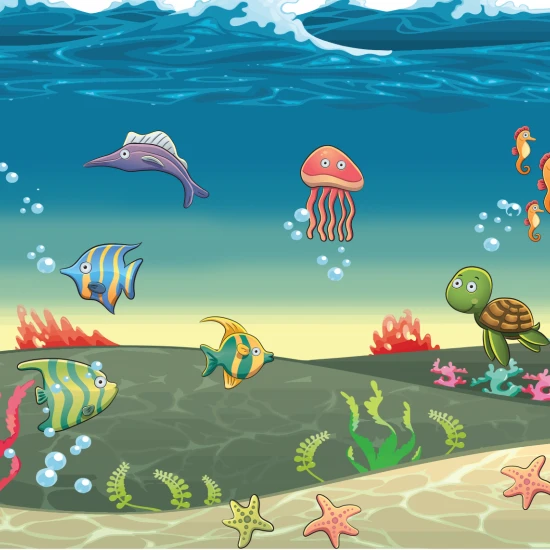Fototapet far imbinari Happy Ocean