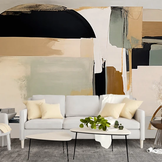 Fototapet Fara Imbinari Abstract Geometric - Transformați Spațiul într-o Galerie de Artă Personală