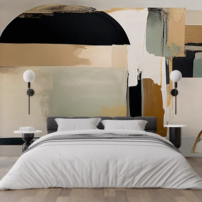 Fototapet Fara Imbinari Abstract Geometric - Transformați Spațiul într-o Galerie de Artă Personală Premier Decor