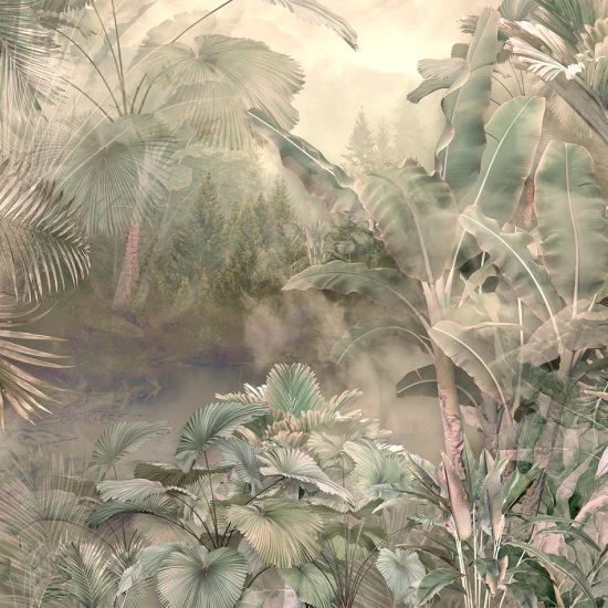 Fototapet fara imbinari Abstract Jungle