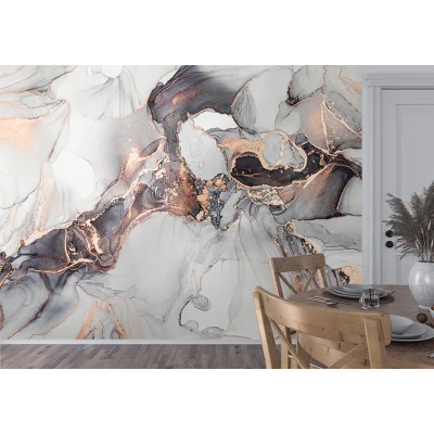 Fototapet Abstract Marble: O Simfonie Vizuală de Culori și Texturi Premier Decor