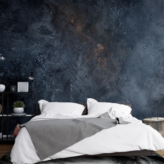 Fototapet Fara Imbinari Blue Abstract - Living si Dormitor