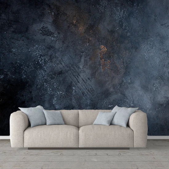 Fototapet Fara Imbinari Blue Abstract - Living si Dormitor