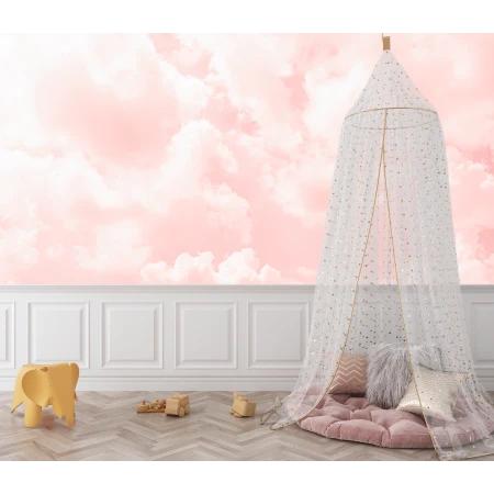 Fototapet fara Imbinari Cer Roz Premier Decor
