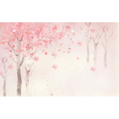 Fototapet fara imbinari Cherry Blossom Premier Decor