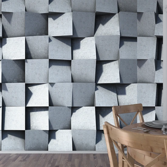 Fototapet fara imbinari ciment geometric