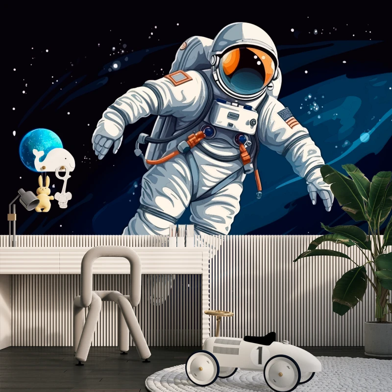Fototapet fara imbinari cosmonaut