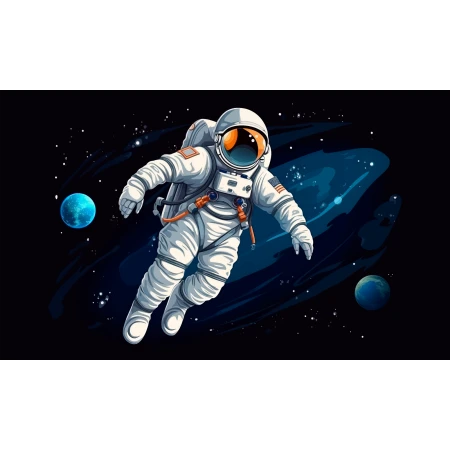 Fototapet fara imbinari cosmonaut