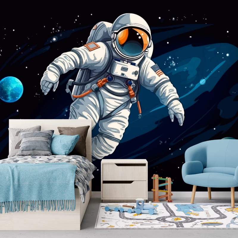 Fototapet fara imbinari cosmonaut