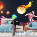 Fototapet fara imbinari Cosmonauti in Spatiu