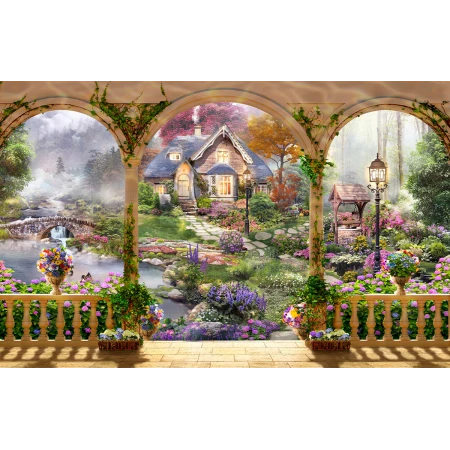 Fototapet fara imbinari Eden Garden