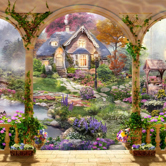 Fototapet fara imbinari Eden Garden