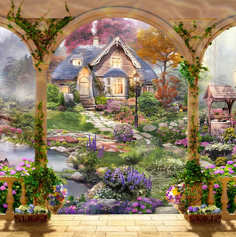 Fototapet fara imbinari Eden Garden