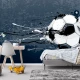 Fototapet fara imbinari football