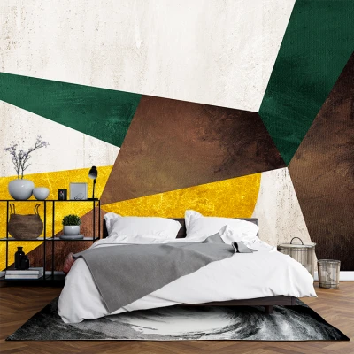 Fototapet fara imbinari geometric grunge Premier Decor