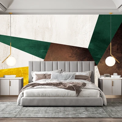 Fototapet fara imbinari geometric grunge Premier Decor