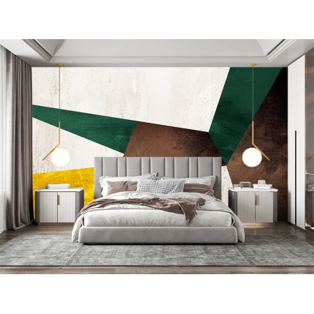 Fototapet fara imbinari geometric grunge Premier Decor