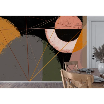 Fototapet fara imbinari geometric linii abstracte Premier Decor