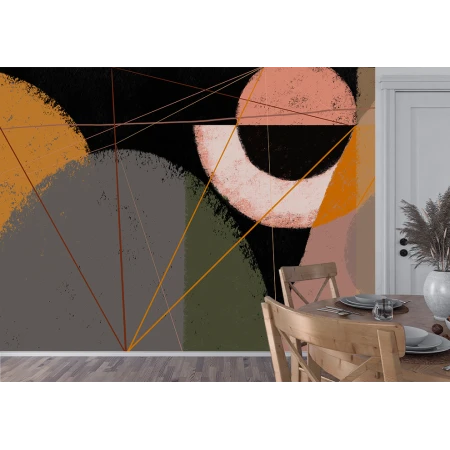 Fototapet fara imbinari geometric linii abstracte Premier Decor