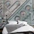 Fototapet Fara Imbinari Geometric - Living si Dormitor