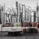 Fototapet fara imbinari Grey City Fototapet fara imbinari Grey City