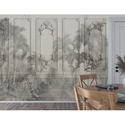 Fototapet Fara Imbinari Imitatie Profil Decorativ Baroque Living si Dormitor Premier Decor