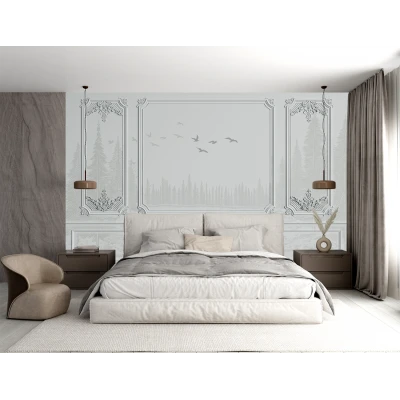 Fototapet Fara Imbinari Imitatie Profil Decorativ Living si Dormitor Premier Decor