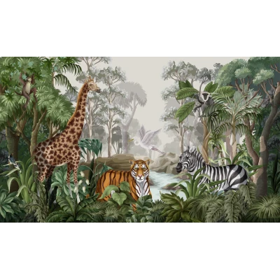 Fototapet fara imbinari In The Jungle Premier Decor