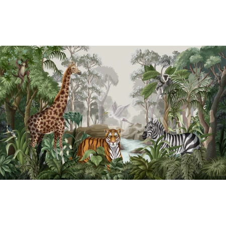Fototapet fara imbinari In The Jungle Premier Decor