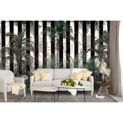 Fototapet fara imbinari Jungla Cu Dungi Premier Decor