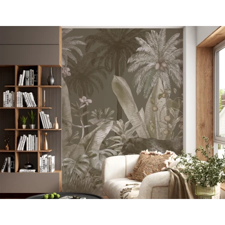 Fototapet Fara Imbinari Living si Dormitor - Tropic Verde