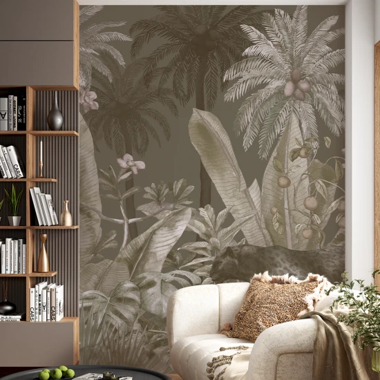 Fototapet Fara Imbinari Living si Dormitor - Tropic Verde