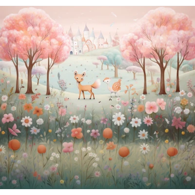 Fototapet fara imbinari Magic Forest Premier Decor