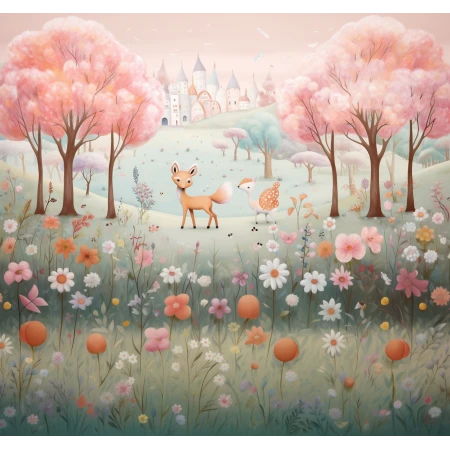 Fototapet fara imbinari Magic Forest Premier Decor