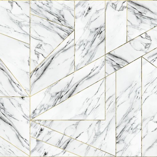 Fototapet fara imbinari Marble with Gold