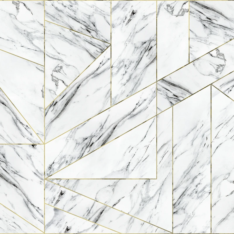 Fototapet fara imbinari Marble with Gold