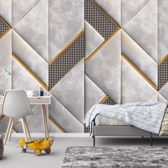 Fototapet Fara Imbinari Marmura Geometrica