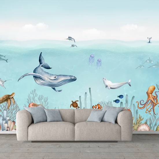 Fototapet fara imbinari Ocean Animale Marine