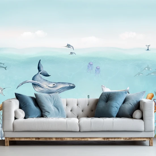 Fototapet fara imbinari Ocean Animale Marine