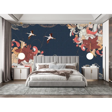Fototapet fara imbinari Oriental Abstract Premier Decor