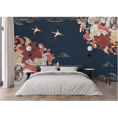 Fototapet fara imbinari Oriental Abstract Premier Decor