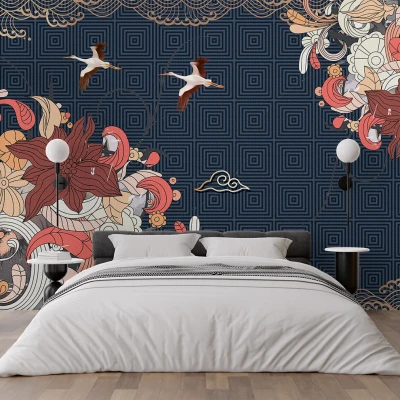 Fototapet fara imbinari Oriental Abstract Premier Decor