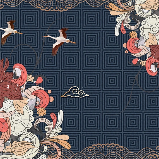 Fototapet fara imbinari Oriental Abstract