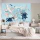 Fototapet fara imbinari Oriental Pattern Pasare Frunze