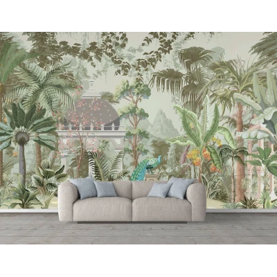 Fototapet Fara Imbinari Overgrown Garden - Living si Dormitor Premier Decor